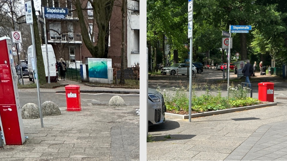 Vorher/Nachher Grelckstraße